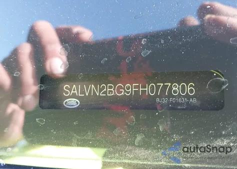 2015 Land Rover Range Rover Evoque Pure z USA, uszkodzony, nr VIN SALVN2BG9FH077806